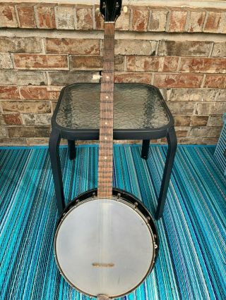 Vintage Banjo - Silvertone From Sears.  Wood Body (by Kay?) Playable 5 String