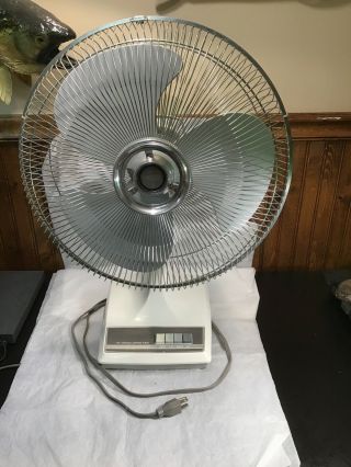 Dayton Vintage Electric Fan Big 16 - Inch Oscillating 4c508h 1980s