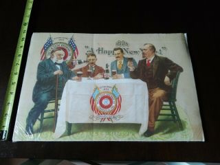 Vintage " Cooks " The F.  W.  Cook Brewing.  Co.  Beer Poster.  Awesome