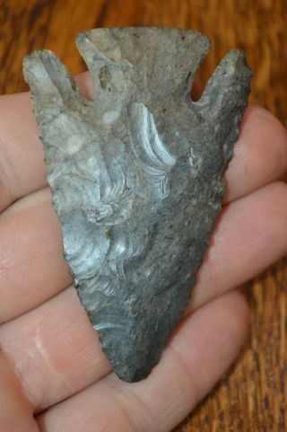 Outstanding Archaic Deep Notched Lost Lake Cannon Co,  Tennessee 2.  75 X 1.  75