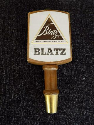 Vintage Blatz Beer Tap Handle