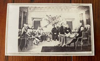 Cdv Signing Of The Declaration Of Independance By Anthony