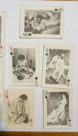 Vintage risque nude deck of Playing Cards lesbian gay int 2