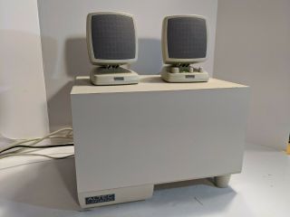 Vintage Altec Lansing Computer Speaker System ACS340 Dell With Powered Subwoofer 3