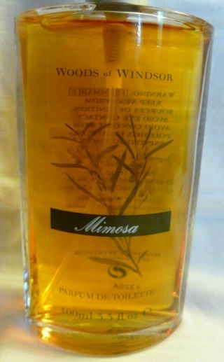 Mimosa Woods Of Windsor Vintage Perfume Parfum De Toilette 3.  3 Oz.  Full