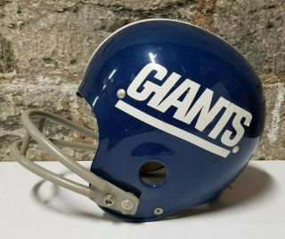 Vintage Rawlings York Giants Nfl 2 Bar Football Helmet Youth Hc - 30