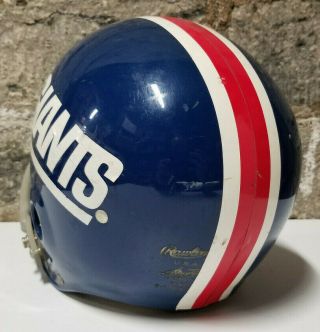 Vintage Rawlings York Giants NFL 2 Bar Football Helmet Youth HC - 30 2