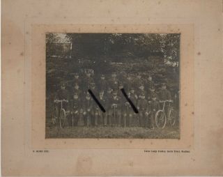 Reading Berkshire Photograph Of Post Office Telegraph Messengers Bicycles 1902
