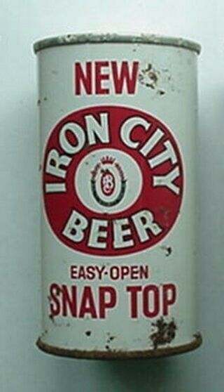Iron City 1st Tab - Top Beer Can - 