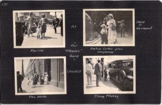 Our Gang Little Rascals Farina Jackie C Micky In L.  A.  /elden Arms Ca 1920s Photos