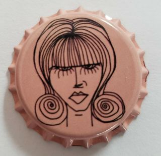 100 Light Pink Woman Beer Bottle Crown Caps Home Brew Decoration Homebrew