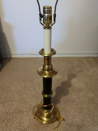 Vintage Frederick Cooper Table Lamp Brass Candlestick