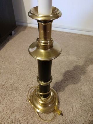 Vintage Frederick Cooper Table Lamp Brass Candlestick 2