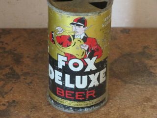 Fox.  Deluxe Beer.  Solid.  Colorful O.  I.  Grand Rapids.  Mich.  Flat.  Top