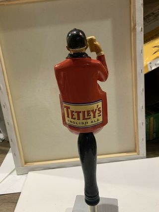 Tetley ' s English Ale Draught Beer Pull Tap Handle 2