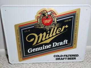 Miller Draft Retangular Sign 25 X 18