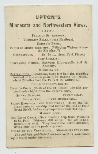 1860s cdv Dakota MINNESOTA by UPTON Wet Plate CAMERA and PHOTO EQUIPMENT 3
