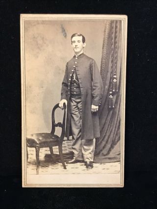 Norwich Ct.  Identified Civil War Soldier Cdv Backstamp