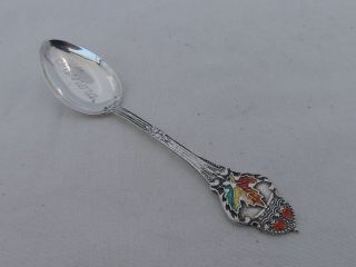 Vintage Sterling Silver Kenora Canada Small Souvenir Spoon Ko - 38