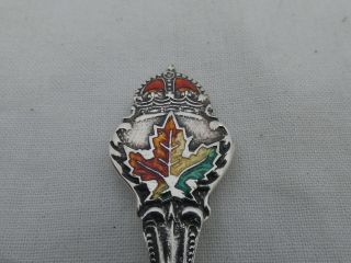 Vintage Sterling Silver Kenora Canada Small Souvenir Spoon KO - 38 2