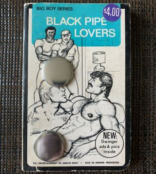 Black Pipe Lovers 1979 Bb - 101 Fully Illustrated Gay Pulp Vintage Paperback Novel