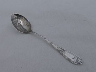Vintage Sterling Silver Mexico City Small Souvenir Spoon Ko - 44
