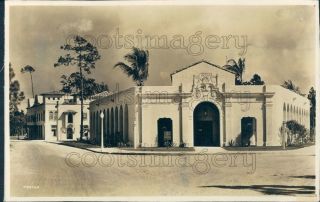 1926 Press Photo Coral Gables Bank Building 1920s Florida