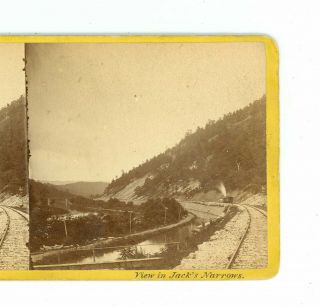 B4726 Purviance,  Canal & Locomotive At Jack’s Narrows,  Pennsylvania D