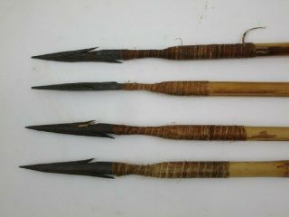 Native American Indian Plains Hunting Bow and Quiver with 4 arrows 2