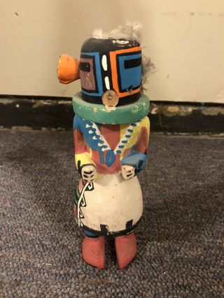 Authentic Signed Vintage Carved Wooden Native American Kachina Doll