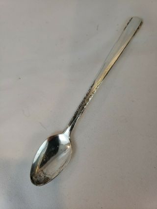 Vintage Infant Baby Feeding Spoon Oneida 1950 Silver Plate Banbury / Brookwood