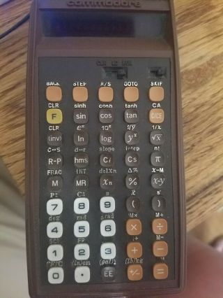Commodore Pr - 100 Vintage Programmable Scientific Calculator Red Led