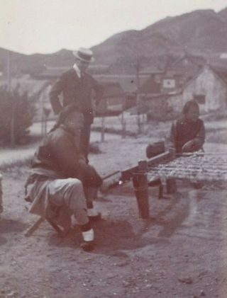 1910 Photo China Hong Kong Chinese Rope Making & Apparatus