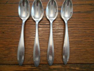 4 Community 1914 Patrician Pattern Demitasse Spoons Oneida Silverplate 2415