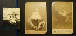 1890 ' s,  PICTURE PHOTO ALBUM - LOUISVILLE,  KY.  - CABINET PHOTOS AND MORE - 28 PICTURES 2