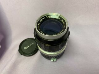Nikon Nikkor - Q Auto 135mm F/3.  5 Retro Lens,  Vintage Made In Japan