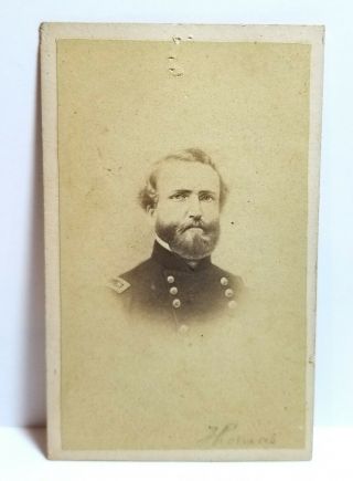 Union Army Civil War Officer General George H.  Thomas,  Cdv Photo