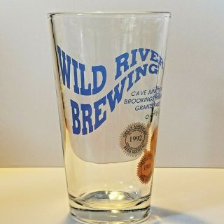 Wild River Brewing 16 Oz Pint Bar Pub Glass Great American Beer Festival