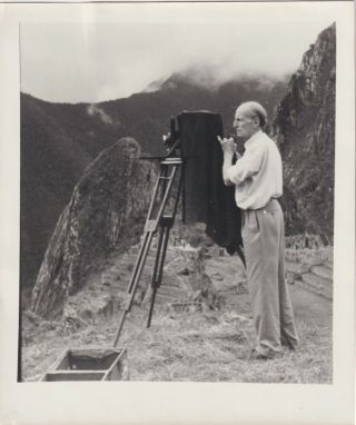 E O Goldbeck Landscape Photographer With Camera Classic C 1930s Press Photo