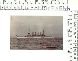 China S.  M.  S.  Scharnhorst In Chinese Waters - Orig.  Photograph ≈ 1908