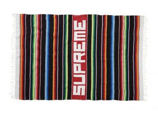 Supreme Serape Multicolor Blanket In Hand Ready To Ship