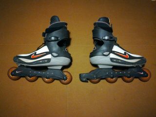 Vintage Nike Air Zoom Carbon Roller Blades Inline Skates Mens 13 Black