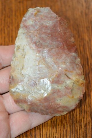 Very Colorful Kaolin Chert Mississippian Hoe St.  Clair Co Illinois 4.  1/8 X 2.  7/8