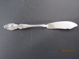 Silver Plated 1881 Rogers Oneida Ltd Butter Knife In The Baroque Rose Pattern