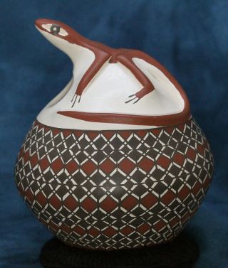 Mata Ortiz Pottery Snake Figure Chihuahua Mexico Folk Art Hand Coil See Video