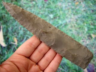 Fine 6 7/16 Inch Kentucky Stanfield Knife With Arrowheads Artifacts