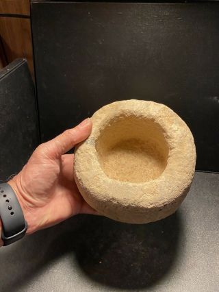 Native Indian Anasazi Hohokam Stone Bowl Pestle Mortar Artifact Tucson,  Arizona