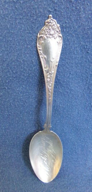 Mechanics Sterling Silver Souvenir Spoon - Hot Springs,  Ark.  / Arkansas