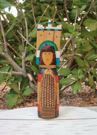 Zuni Pueblo Folk Art - Tabletta Corn Maiden By Alan Lewis - Zuni Native American