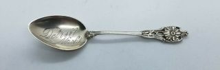 Antique Sterling Silver Souvenir Spoon Detroit Michigan